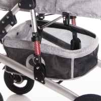 Комбинирана бебешка количка Lorelli Alba Premium, Steel Grey-ulKyl.jpg