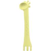 Силиконова лъжица Kikka Boo Giraffe, Yellow РАЗПРОДАЖБА-vAErh.jpeg