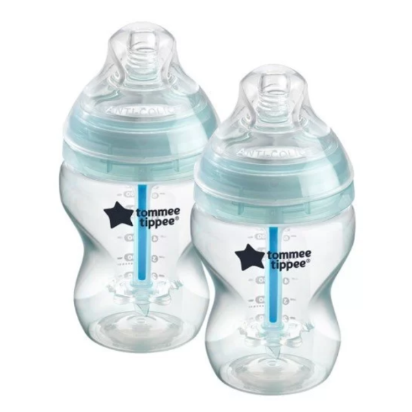 Шише за хранене Tommee Tippee Advanced Anti-Colic 0м+, 260 мл, 2 бр.-vAYVV.png