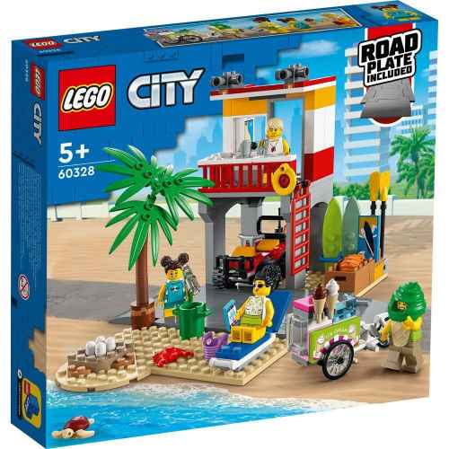 Конструктор LEGO City Спасителна станция на плажа