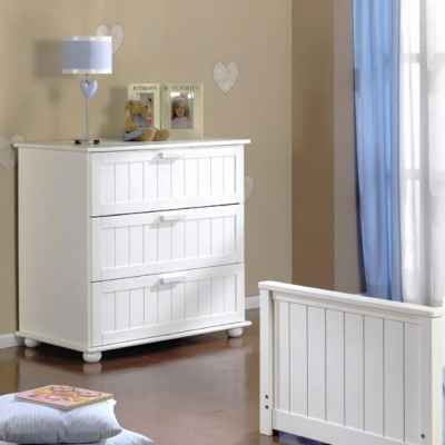 Скрин с три чекмеджета Micuna, Comi-3 Babymobel, white