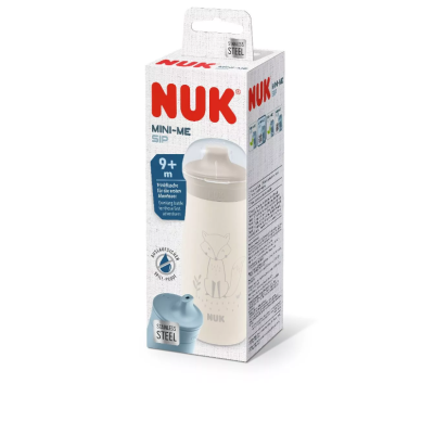 Чаша Nuk Mini-me Sip Stainless 300 мл, Лисица