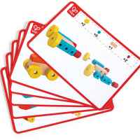 Комплект дървени, цветни кубчета Hape, 44 части-vNXmj.jpeg