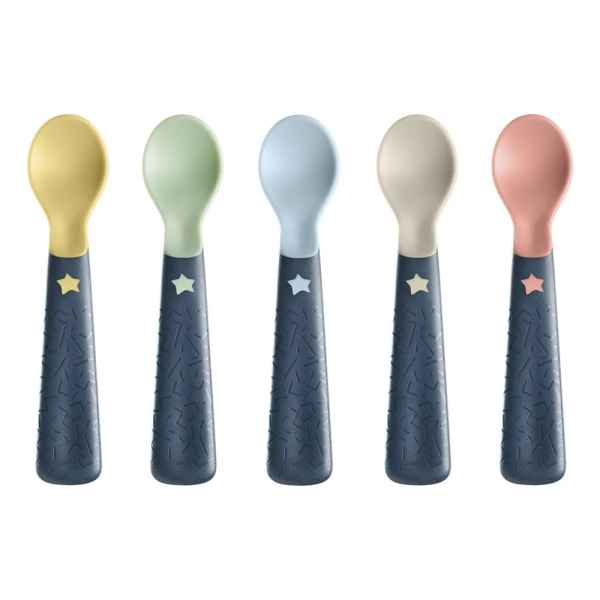 Комплект лъжици за хранене Tommee Tippee, 6м+, 5 бр.-vPehw.jpeg