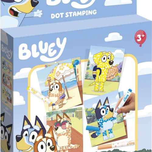 Творчески комплект Totum, Щамповане с точки, Bluey