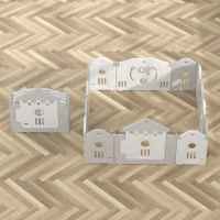 Сгъваема бебешка ограда с баскетболен кош за игра Feelkids-vTUlC.jpeg