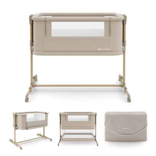 Бебешка кошара KinderKraft Nestee grow 2, Beige