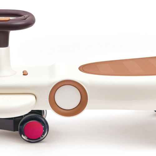 Балансираща количка с LED светлини Hape, Бяла