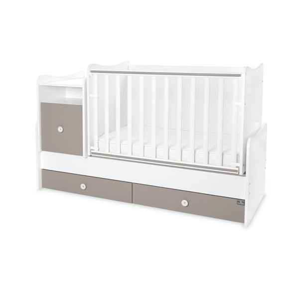 Бебешко легло Lorelli Trend Plus New 3-box, бяло/string-vmEDr.jpeg