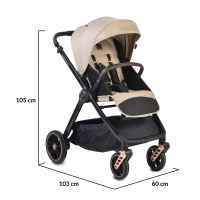 Комбинирана бебешка количка Cangaroo Macan 3в1, бежова-vma4Z.jpeg