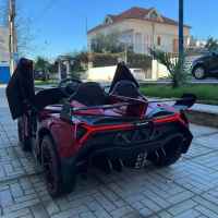Акумулаторна кола JJ Lamborghini Veneno, червен металик-vri3Q.jpeg
