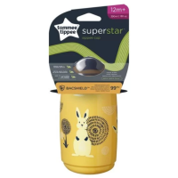 Неразливаща се чаша с твърд накрайник Tommee Tippee SuperStar Sippee Cup, 390 мл жълта-vyey8.png