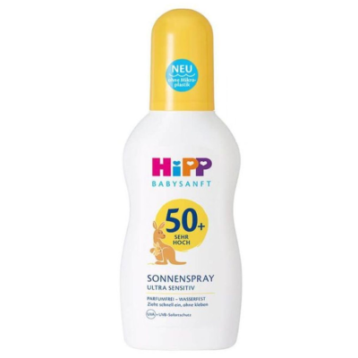 Бебешки слънцезащитен спрей Hipp SPF50, 150 мл