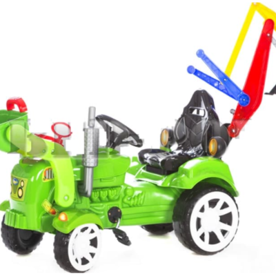 Трактор с фадрома с педали Galix Bed pol, зелен