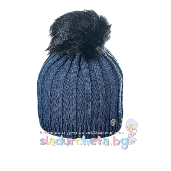 Детска шапка Criss, тъмносиня-wEM5i.png