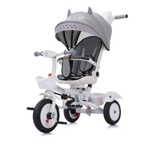 Триколка със сенник Chipolino Футуро, сива