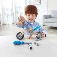 Дървен комплект Hape, Малък изобретател, Мотоциклет, 34 части-wXbz7.jpeg