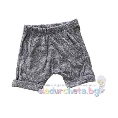 Детски къс панталон Д.д. текс, графит
