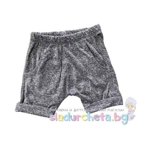 Детски къс панталон Д.д. текс, графит