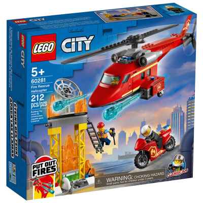 Конструктор LEGO City Спасителен пожарникарски хеликоптер