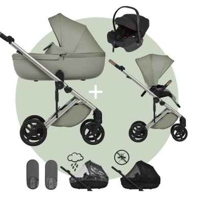 Комбинирана бебешка количка 3в1 Anex Eli, Excite