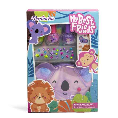 Козметичен комплект с чантичка Martinelia, Моите най-добри приятели, 6 части