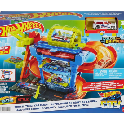 Автомивка с промяна на цвета Hot Wheels City