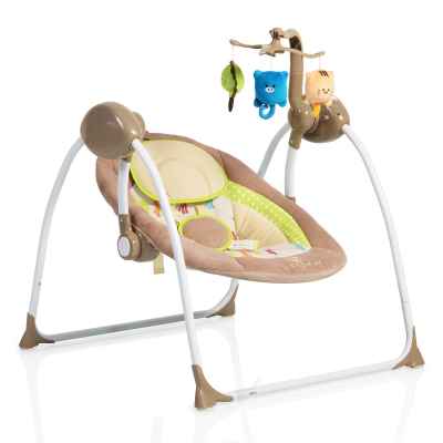 Бебешка eлектрическа люлка Cangaroo Baby Swing+, капучино