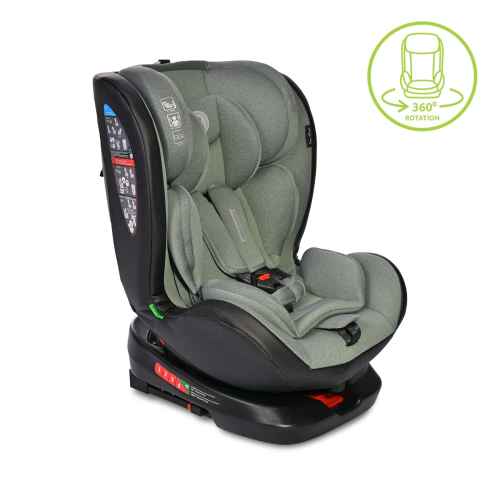 Столче за кола Lorelli Nebula i-Size 360 ISOFIX, Iceberg Green 