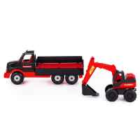 Камион Polesie Toys Mammoet с багер-xcTRx.jpg
