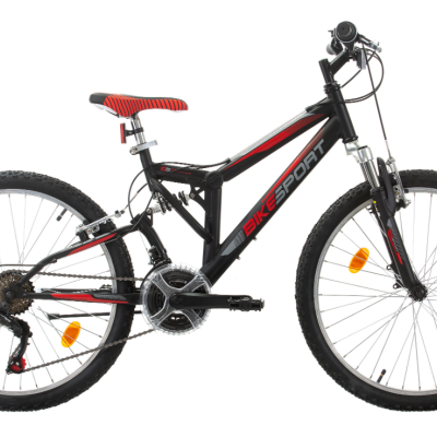 Детски велосипед Bikesport Paralax 24, Hardtail черен