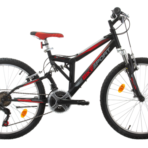 Детски велосипед Bikesport Paralax 24, Hardtail черен