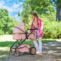 Комбинирана бебешка количка 4в1 Moni Midas, розова-xsmda.jpeg