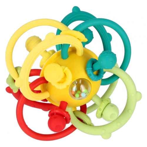 Дрънкалка топка силиконова Moni Toys