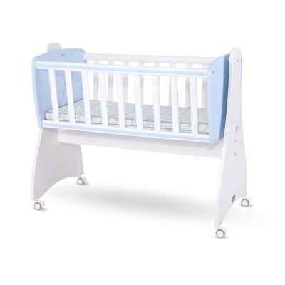 Бебешко легло-люлка Lorelli First Dreams, Бяла/Baby blue NEW