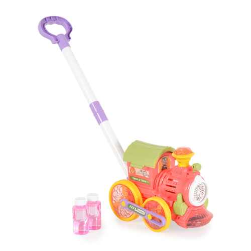 Влак за сапунени балони Moni Toys Wheels, Red