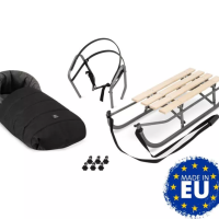 Сгъваема шейна с термочувал Babyhome Спейс, сив-y1iKb.png