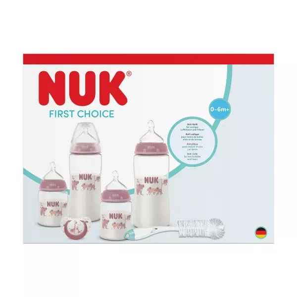 Сет Nuk First Choice + Perfect Start Temperature Control - 8 части, розово-y5Sl4.jpeg