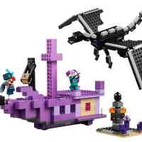 Конструктор LEGO Minecraft, Драконът Ендър и корабът на Края-y6Pdz.jpeg