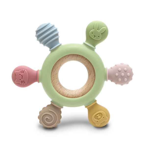 Силиконова гризалка с бук Lorelli РУЛ, FRESH GREEN-yN8kt.jpeg