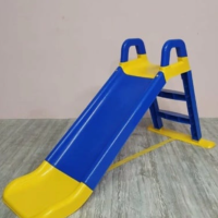 Детска пързалка 3toysm 140 см, светло синя/жълта-yOePQ.png
