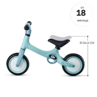 Колело за баланс KinderKraft TOVE, Summer Mint-yTHXM.png