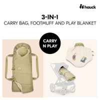 Порт бебе, чувалче за количка и одеяло 3 в 1 Hauck Carry N Play, Green-yUQ8Q.jpeg