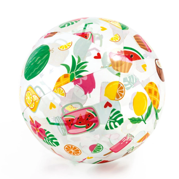Надуваема топка Intex Lively Print, плодове, напитка и сладолед-yZDAR.png