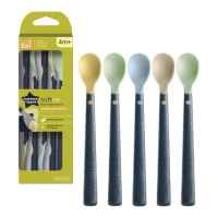 Комплект лъжици за хранене с мек връх Tommee Tippee Softee, 4м+, 5 бр.-ybKJu.jpeg