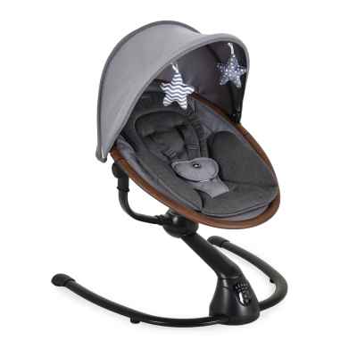 Бебешка електрическа люлка Cangaroo Cloud Premium +, тъмносив