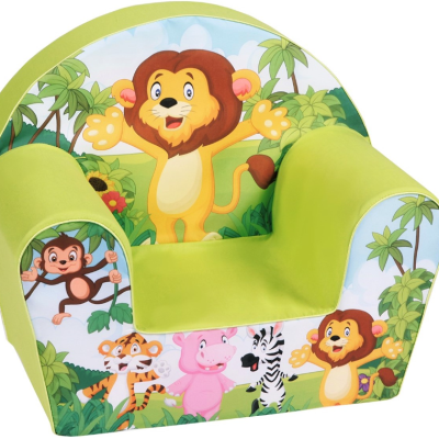 Детски фотьойл Delta Trade, Лъвчо и животните