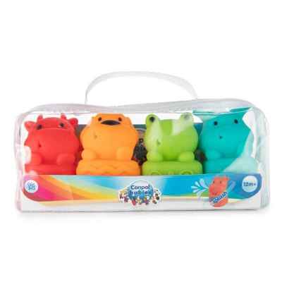 Играчки за баня Canpol Animals 12м+, 4 бр
