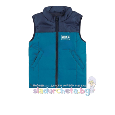 Детски елек/ грейка Вега-М, петрол