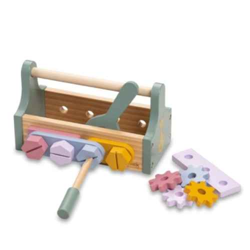 Дървени инструменти в кутия Hauck Learn to Repair